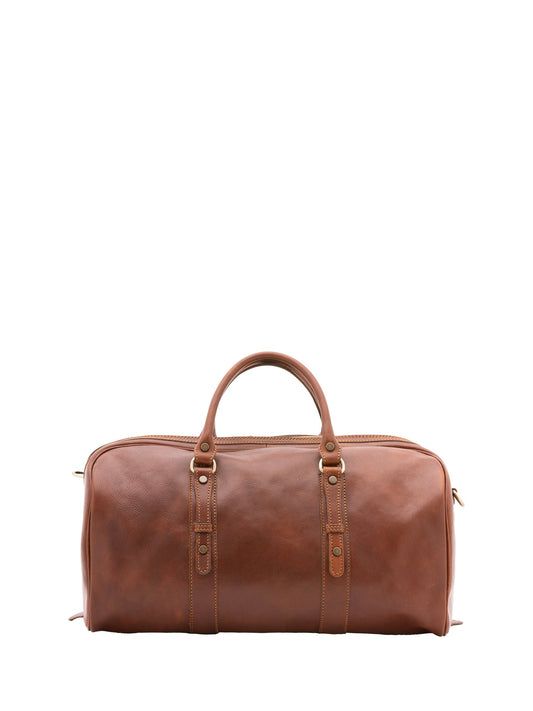 Borsa da viaggio unisex In Vera pelle Made in Italy 50x37x28 cm