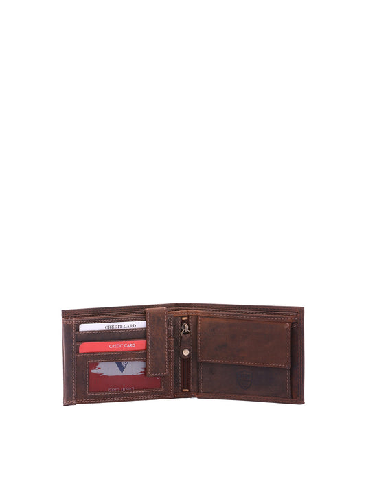 Portafoglio da uomo In Vera pelle Made in Italy 9,5x12,5x2,5 cm